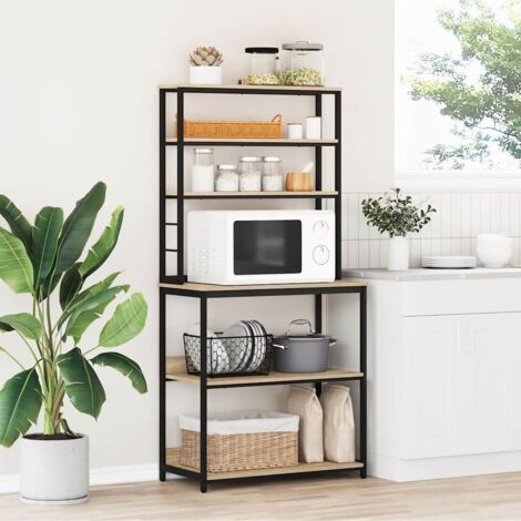 Estante de cocina Roble 80 x 40 x 168 cm