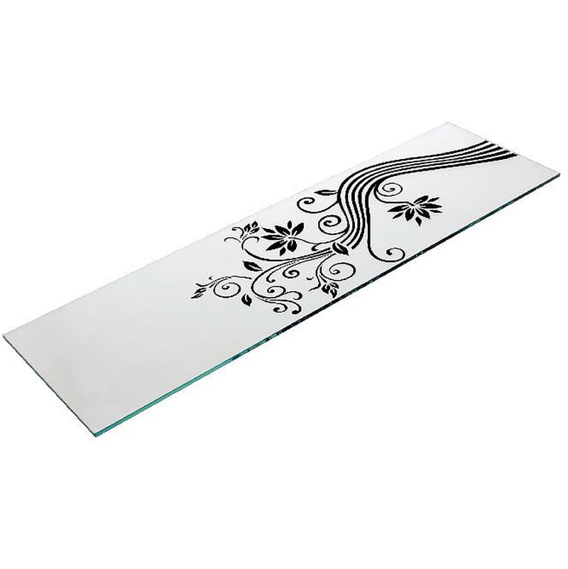 

Estante de Cristal Rectangular | Estilo Decorativo | Fabricado en Cristal | Acabado en Palmera Negra | Medidas 700*6*200 mm | Espesor de la Balda: 6