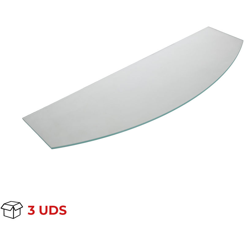 

Estante de Cristal Transparente | Estilo Decorativo | Fabricado en Cristal | Acabado en Transparente | Medidas 775*275*40 mm | Espesor de la Balda: 8