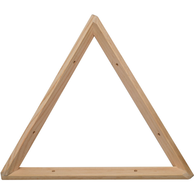 

Soporte de madera maciza de pino para estantes Triangle 30X30X30 cm - Astigarraga