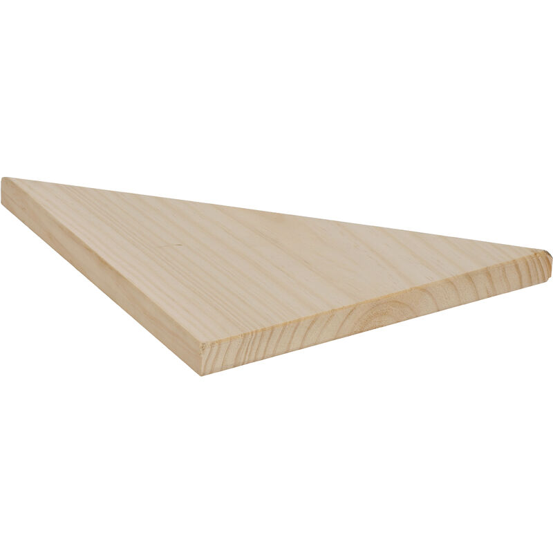 

Estante esquinero y triangular de madera maciza de pino (25x25x35cm) - Astigarraga