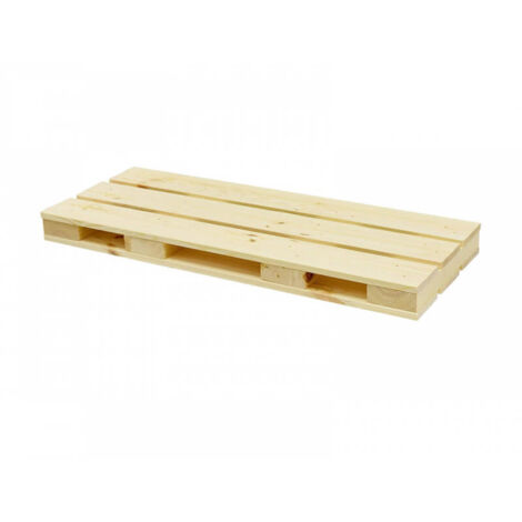Estante de madera natural con forma de palet Kimono
