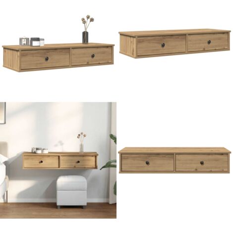 Estante de pared cajones madera contrachapada roble artesanal - Cajones - Madera contrachapada