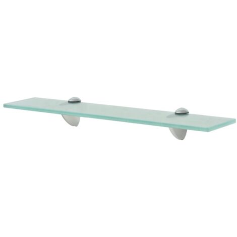 Estante de pared de diseño moderno cristal 50 x 10 cm 8 mm 2702121/2