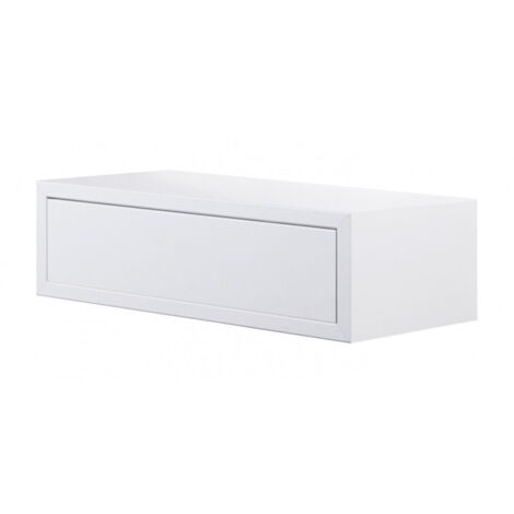 Estante de pared de Lego con cajón blanco 45x13.4x20 cm Sanitec