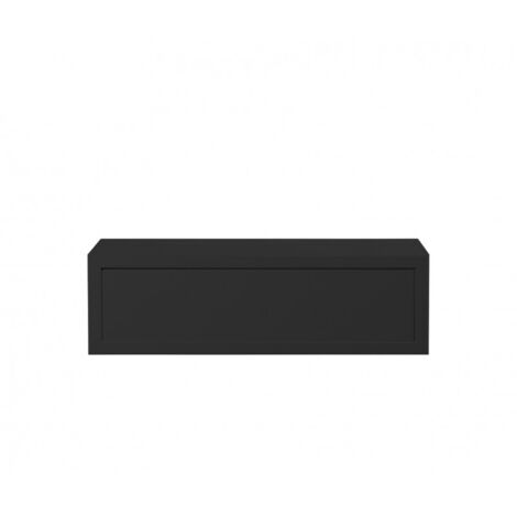 Estante de pared de Lego con cajón negro 45x13.4x20 cm Sanitec