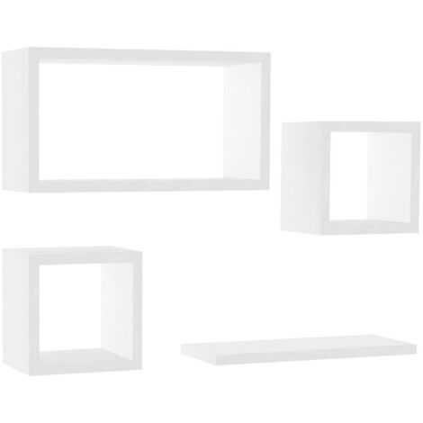 Estante de pared, estante de almacenamiento Shelf Blanco