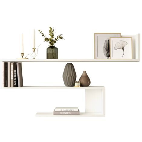Estante de pared, estante de almacenamiento Shelf Blanco