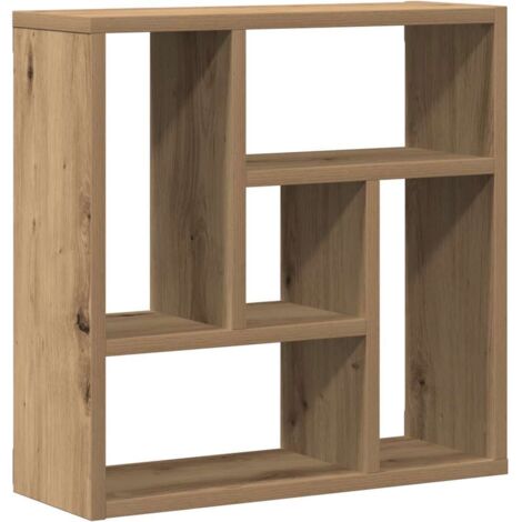 Estante de pared madera ingeniería roble artisan 45x16x45 cm vidaXL