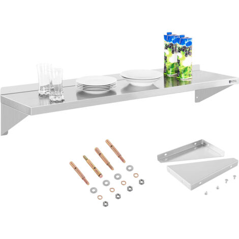 Estante de pared metálico - 120 cm