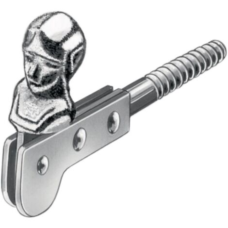 Estante de persiana L.120mm STA azul galvanizado con cabeza de mujer Z.VORMANN