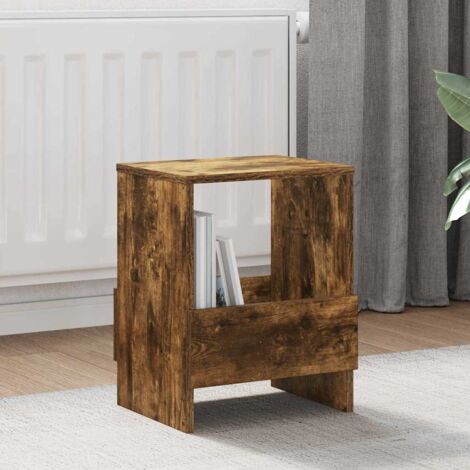 Estante de revistas 2 pcs Roble ahumado 35 x 30 x 45 cm