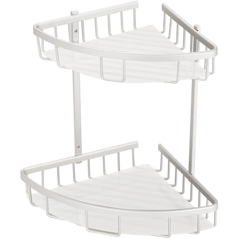 

Estante de rincon MSV de aluminio y PVC 36 x 26,5 x 32 cm