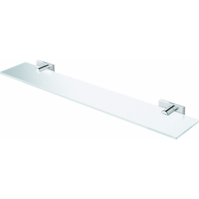 

Estante de vidrio cuadrado Duravit de 60 cm, mate, cromado - 0099501000