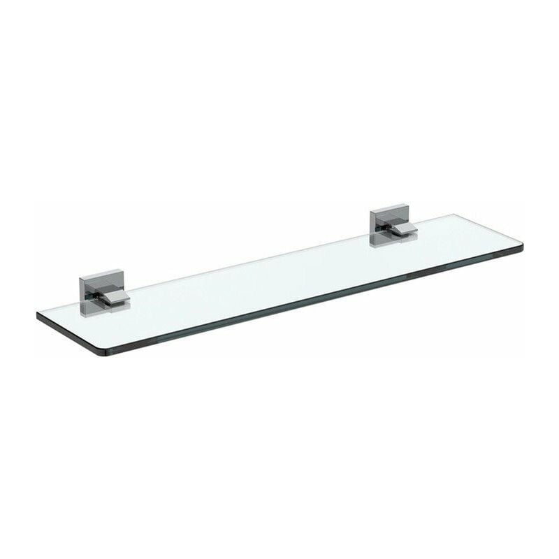 

Estante de vidrio IOM SQUARE 500x135x45mm cromado STANDARD - Ideal