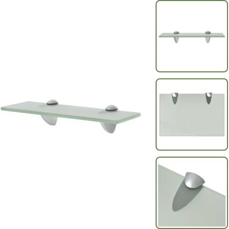 Estante decorativo - vidaXL Estante flotante de cristal 30x20 cm 8 mm - Estante de vidrio
