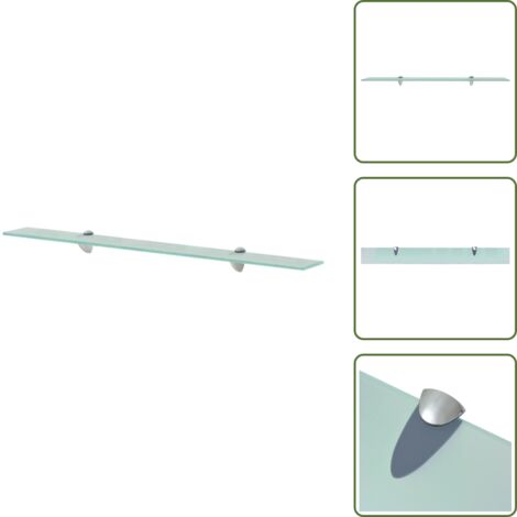 Estante decorativo - vidaXL Estante flotante de cristal 90x10 cm 8 mm - Estante moderno
