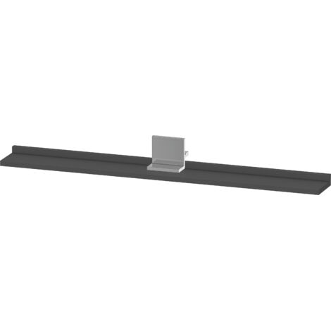 Estante Duravit Sivida, soporte cromado, 1000x115x35mm,