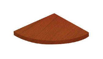 

Estante Esquinero de Madera | Estilo Clásico | Fabricado en Aglomerado | Acabado en Cerezo | Medidas 250*18*250 mm | Espesor de la Balda: 18 mm| 1