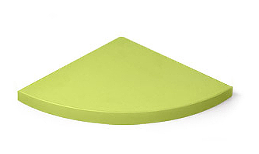

Estante Esquinero | Estilo Clásico | Fabricado en DM | Acabado en Pistacho | Medidas 350*18*350 mm | Espesor de la Balda: 18 mm| 1 Unidad