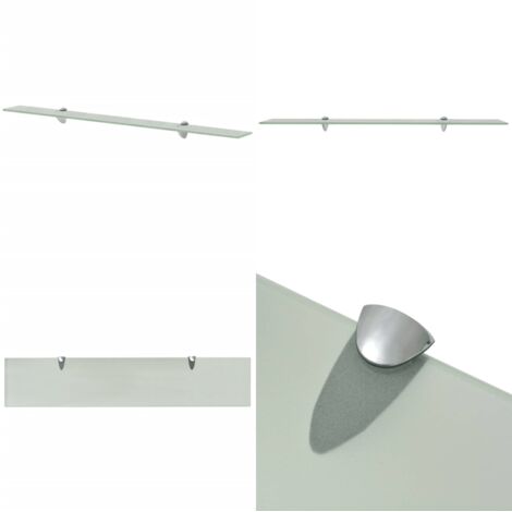 Estante flotante de cristal 100x20 cm 8 mm - Estante de cristal - Estante de baño