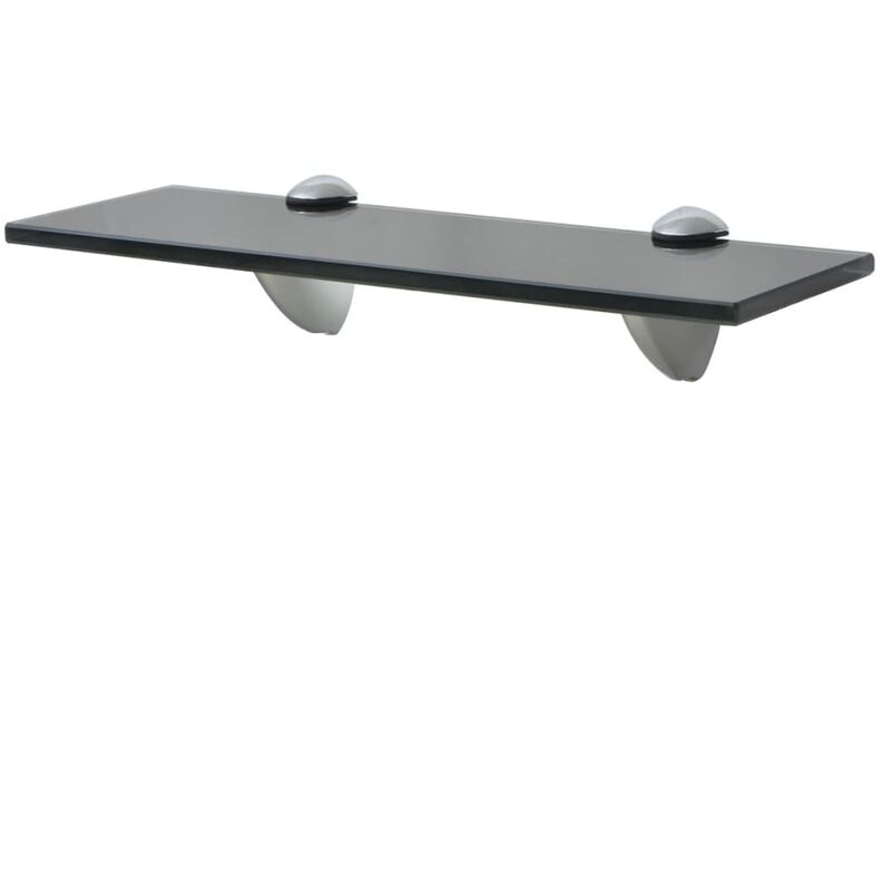 

Youthup - Estante flotante de cristal 30x10 cm 8 mm - Negro