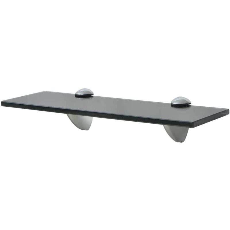 

Youthup - Estante flotante de cristal 30x20 cm 8 mm - Negro