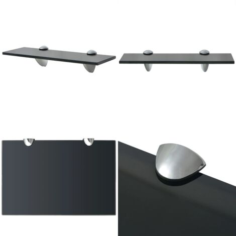 Estante flotante de cristal 30x20 cm 8 mm - Estante de cristal - Estante de baño