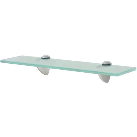 1/2x Estante Flotante de Cristal Salón Vidrio Multitalla Multicolor