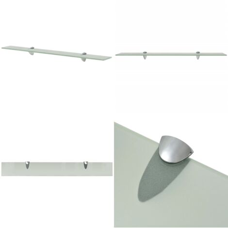 Estante flotante de cristal 80x10 cm 8 mm - Estante flotante - Estante de cristal