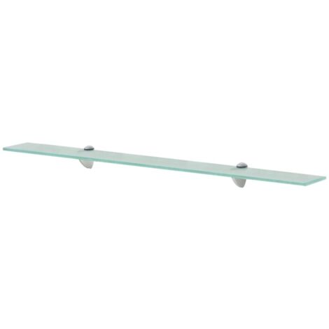 Estante flotante de cristal 90x10 cm 8 mm vidaXL