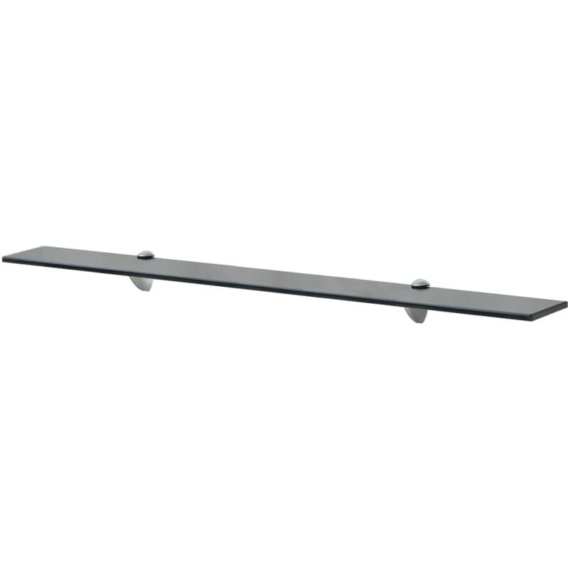 

Youthup - Estante flotante de cristal 90x20 cm 8 mm - Negro