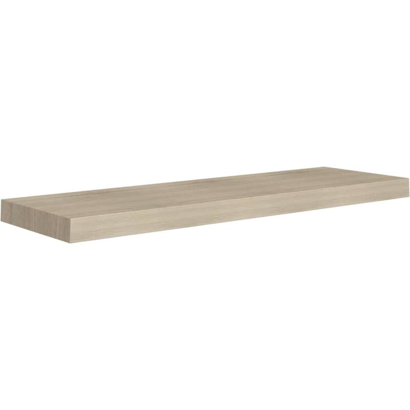 

vidaXL Estante Flotante de Pared MDF Color Roble 80x23,5x3,8 cm - Marrón