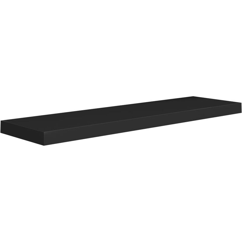 

vidaXL Estante Flotante de Pared MDF Negro 90x23,5x3,8 cm - Negro
