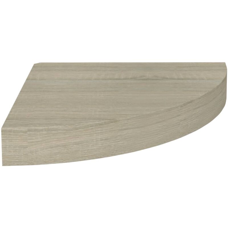 

vidaXL Estante Flotante de Esquina MDF Color Roble 25x25x3,8 cm - Marrón