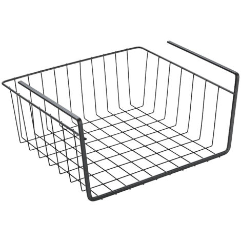 Estante intermedio negro kanguro 30 cm lava metaltex