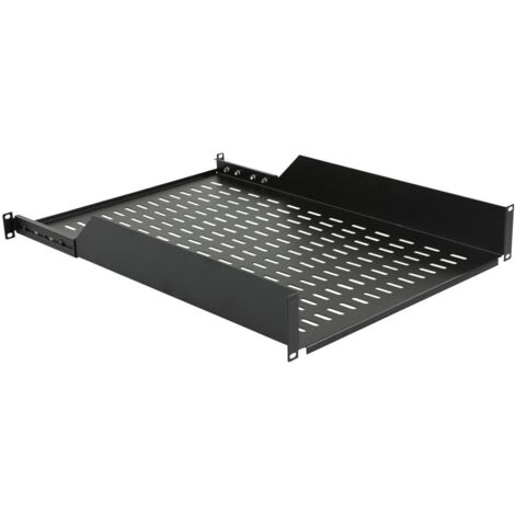 Estante Lanview 2U 19" DELANTERO, 1U 19" TRASERO, profundidad 650 mm, RAS415BL