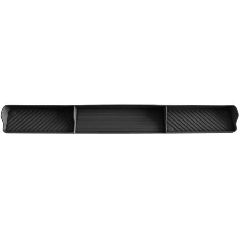 Estante magnético de 76 cm para horno y campana extractora, antideslizante y aislante, para guardar especias sin necesidad de herramientas.