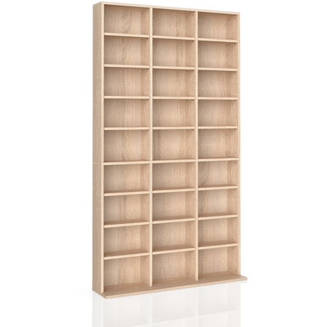 Estante para CDs Jukebox, Sonoma, 102 x 178 cm, Vicco