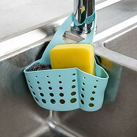 Estante para fregadero de cocina, escurridor de esponja de jabón, cesta colgante doble, almacenamiento de ventosa, caja de almacenamiento de cocina, accesorios para fregadero, lavado, venta directa GD