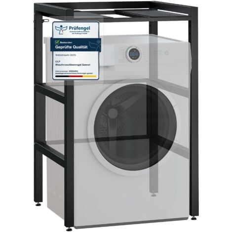 CLP Estante para lavadora Gannet Negro