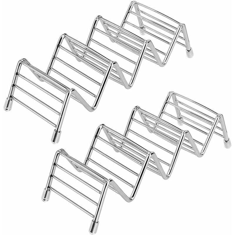 

Estante para tacos de 2 piezas, Estante para tacos, Estante para tacos, Estante para tacos, Estante para alimentos con forma de onda, Estante para