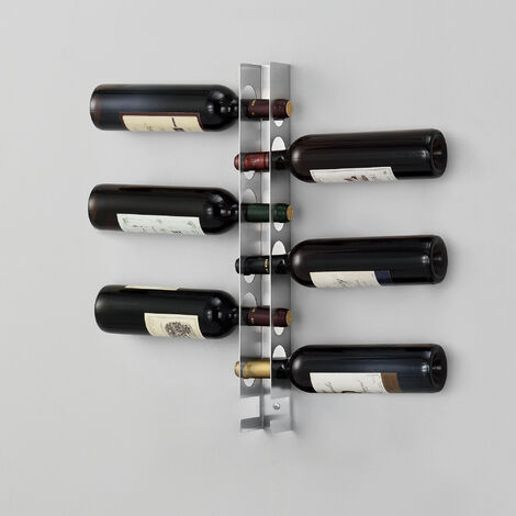 Botellero de metal estante para pared 90 cm DanDiBo Black Line
