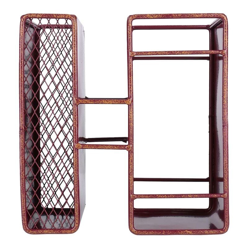 

Estante para vinos Tooarts, Estante decorativo para vino de mesa, Estante para exhibicion y tienda de material de hierro,Vino tinto, H
