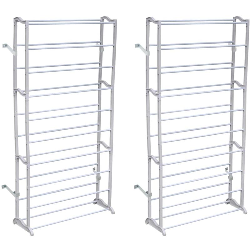 

Estante para zapatos 2 Unidades - Blanco