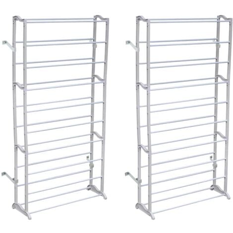 Estante para zapatos 2 Unidades vidaXL