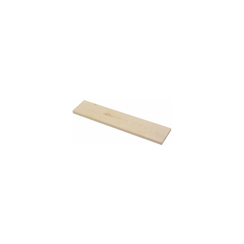

Estante Rectangular Pino Natural 60x20cm - Duraline