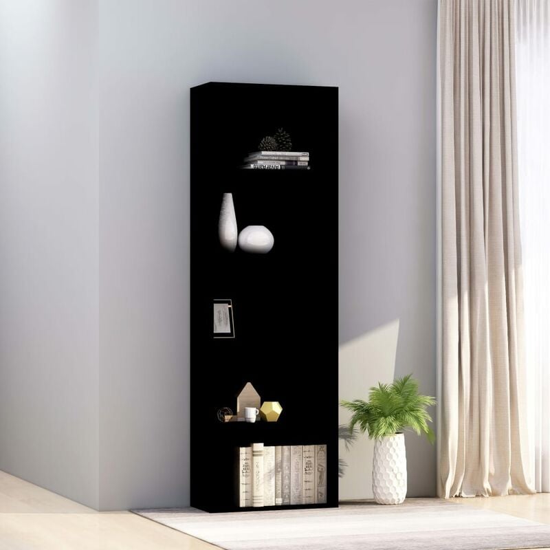 

Estantería 5 niveles aglomerado negro 60x30x189 cm - Negro