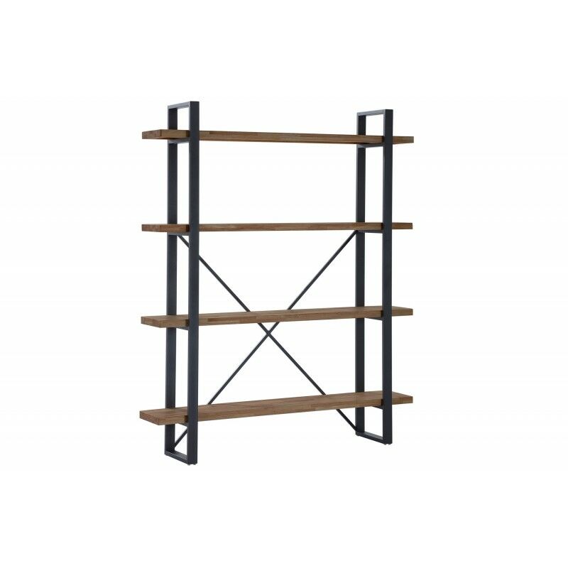 

Estantería alta Kove 150 cm. Madera Roble Americano / Metal Negro