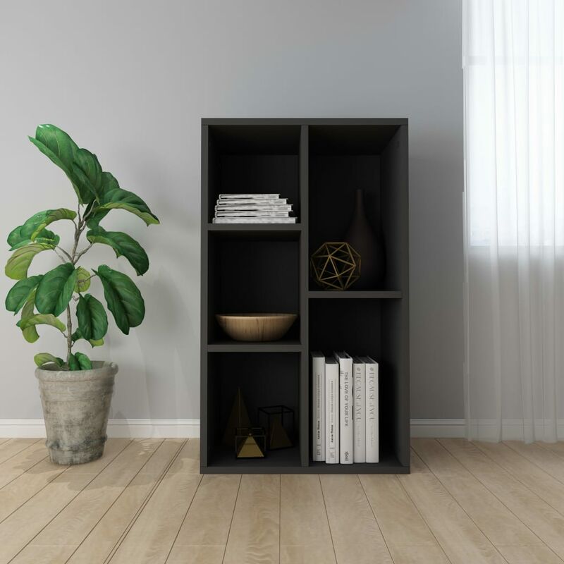 

Estantería/Aparador aglomerado negro 45x25x80 cm - Negro